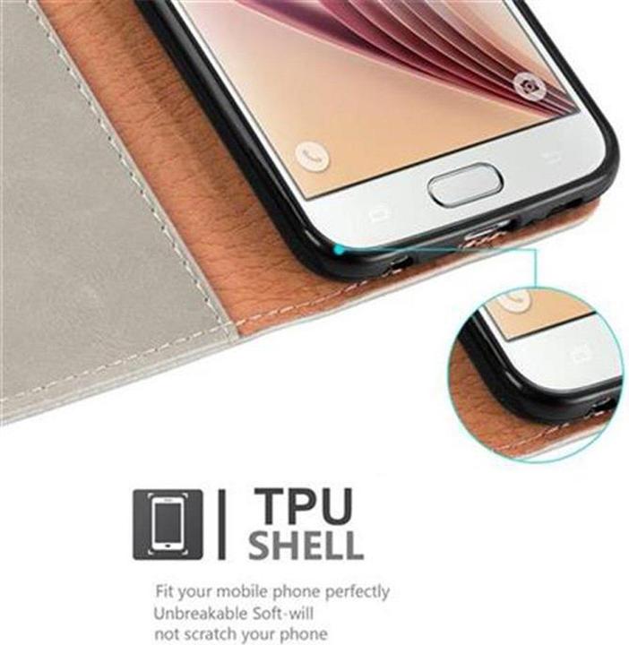 Produktbild Cadorabo Book Luxury Cover (Samsung Galaxy S6)