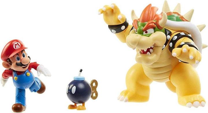 Actual product image Jakks Pacific World of Nintendo: Mario vs. Bowser Lava Battle