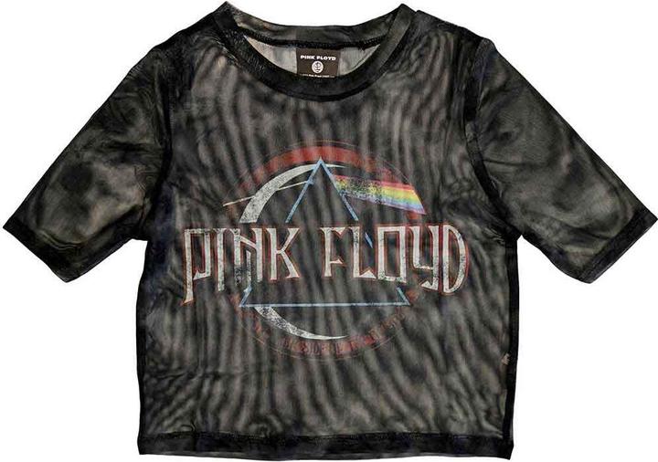 Immagine prodotto Pink Floyd Vintage Dark Side of the Moon Seal Crop Top (Girlie) (XS)