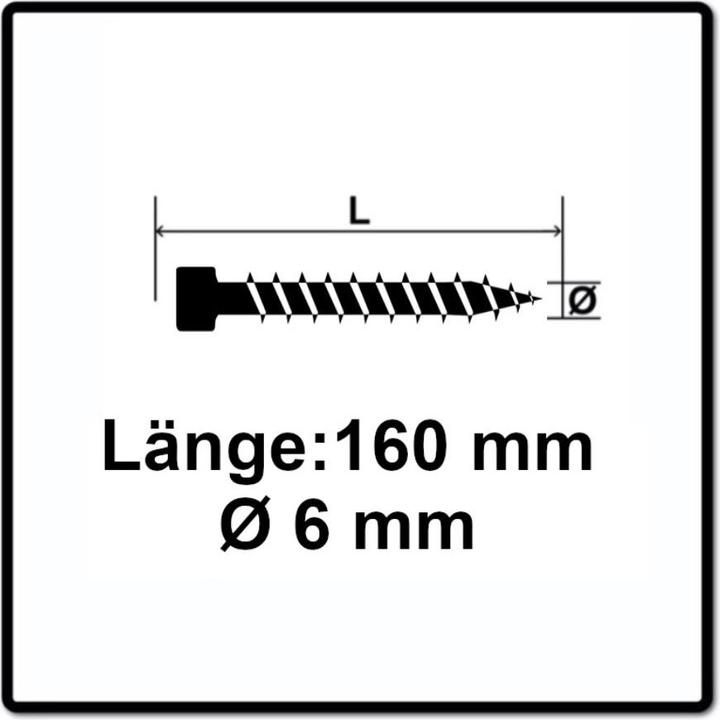 Produktbild Spax Zylinderkopfschrauben (100 Schrauben pro Stück)