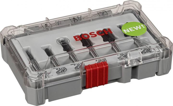 Produktbild Bosch Professional Zubehör 6-teiliges Nutfräser-Set, 8-mm-Schaft für Handfräsen