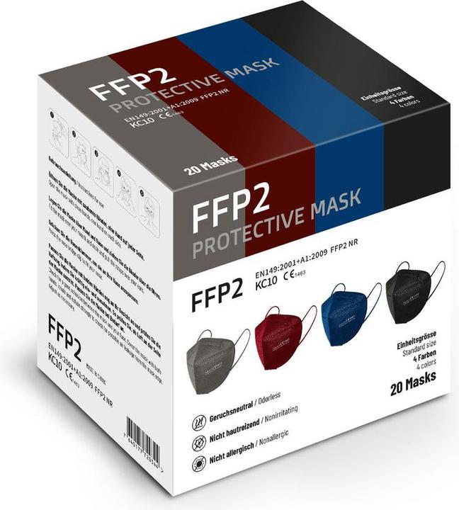 Kangcheng PANDEMIE Osiris Mixed Mask Dark FFP2, Mundschutzmasken (FFP2)