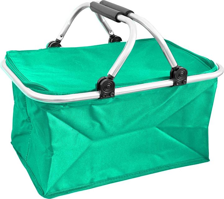Produktbild Mojawo Shopper Einkaufskorb faltbar mit Aluminiumgestänge und Extrafach