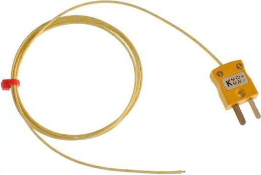 Produktbild Rs Pro Glasfaser Thermoelement Typ K, Ø 1/0.3mm x (1 m)