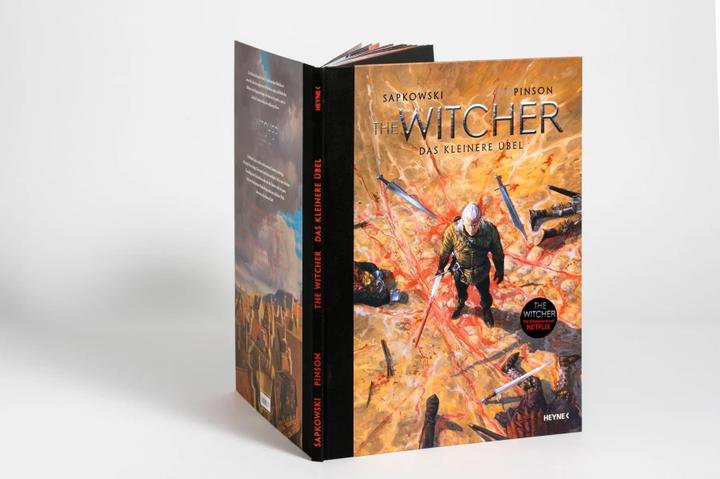 Actual product image The Witcher Illustrated – Das kleinere Übel (German, Andrzej Sapkowski, Erik Simon, Ugo Pinson, 2022)