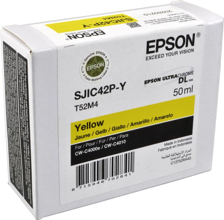 Produktbild Epson SJIC42P-Y (YELLOW) CARTRIDGE (Y)