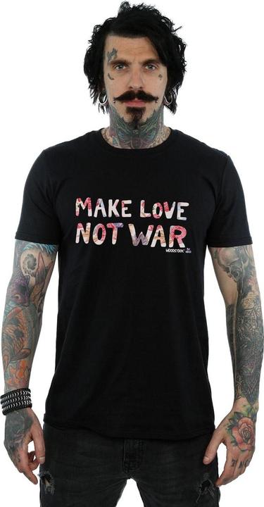 Produktbild Woodstock Make Love Not War Floral TShirt (XL)