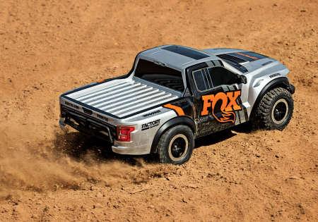 Produktbild Traxxas SC.TRUCK F-150 RAPTOR 1:10 2WD EP RTR FOX BL-2s BRUSHLESS OHNE LadegerÃ¤t und OHNE Akku (RTR Ready-to-Run)