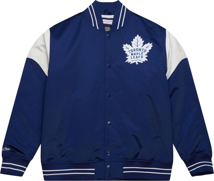 Mitchell & Ness M&N Heavyweight Satin Jacke NHL Toronto Maple Leafs - L (L)