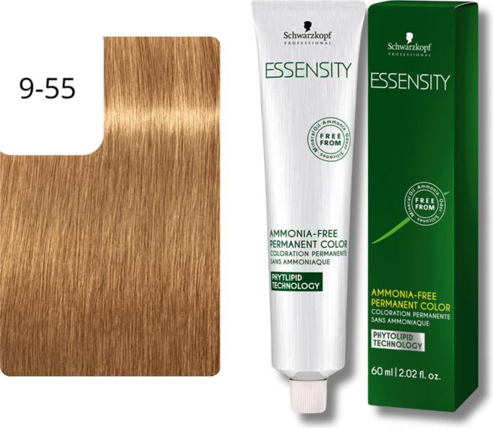 Produktbild Schwarzkopf Professional ESSENSITY Ammoniakfreie permanente Farbe (9-55 Extra Hellblond Gold Extra)