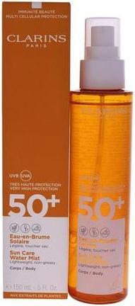 Actual product image Clarins Sun Care Water Mist (Sun spray, SPF 50, 150 ml, 202 g)