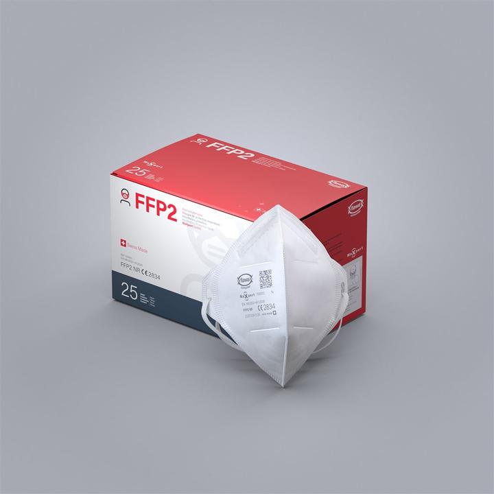 Produktbild Flawa MaXpert Atemschutzmaske FFP2 weiss (FFP2, 25 x)