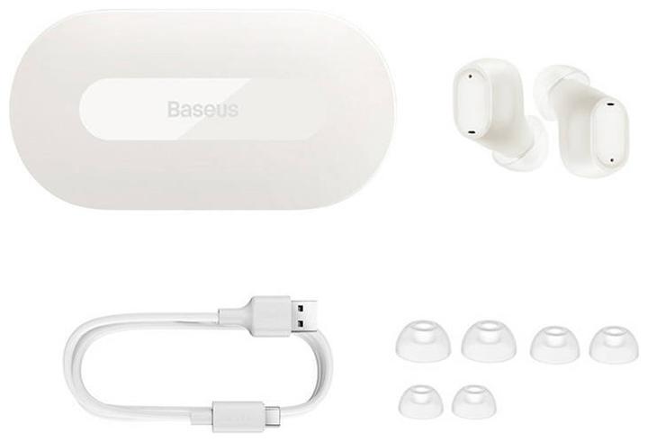 Actual product image Baseus Wireless earphones Bowie EZ10 (white) (5 h, Wireless)