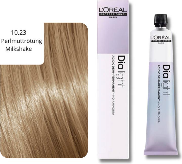 Actual product image L'Oréal Professionnel Dialight Hair Tint (10.23 Pearl reddening Milkshake)