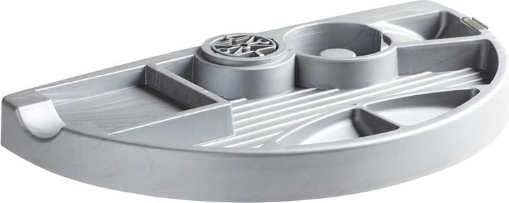 Produktbild TecLines TUS010A drehbare Untertisch Stiftablage, Aluminium
