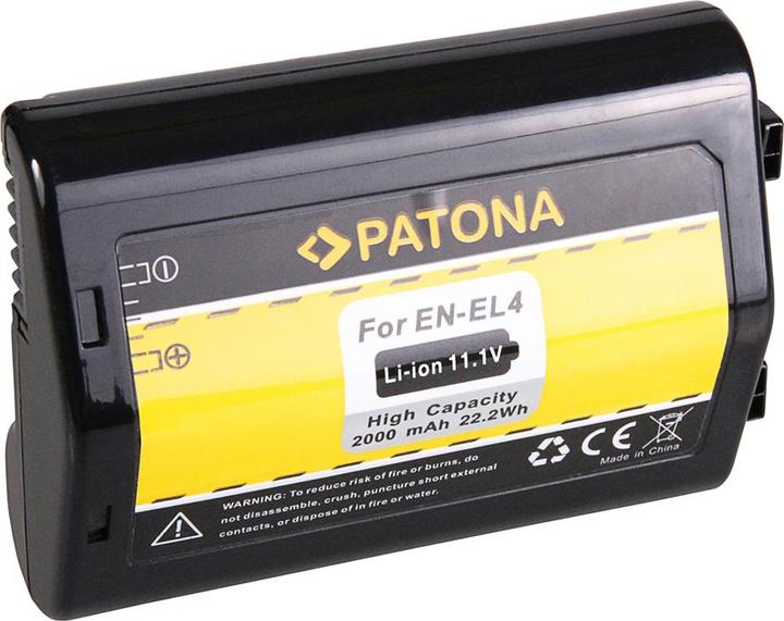 Actual product image Patona Akku wie Nikon EN-EL4 für Nikon D2../D3. (Camera battery)