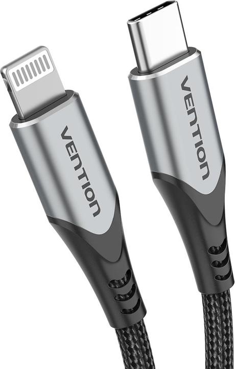 Immagine prodotto Vention Cavo da USB 2.0 a Lightning TACHH 2m Grigio (2 m, USB 3.2 Gen 1)