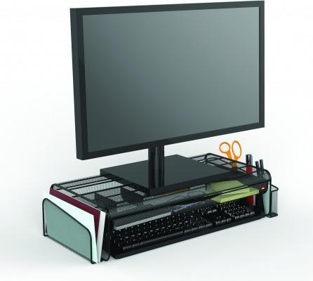 Produktbild Alba Monitor Stand MESHUP N schwarz (Tisch)