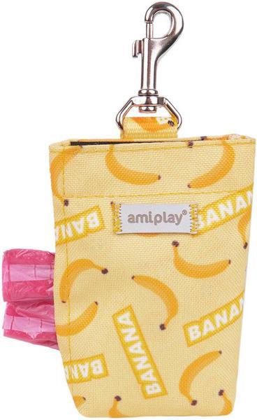 amiplay Distrib. ramasse-crottes Be Happy Banana, 6 x 2 x H 11 cm (Chien)