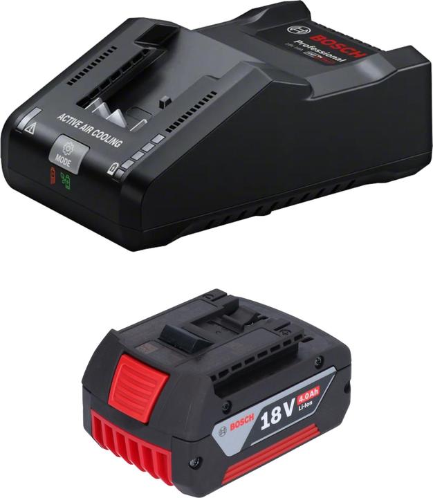 Bosch Professional Bosch Kit de démarrage 1x GBA 18 V / 4 Ah / 4000 mAh batterie Li-Ion ( 1600Z00038 ) + GAL 18V-160 (18 V)