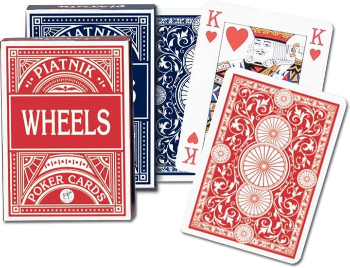 Actual product image Piatnik Wheels Poker (German)