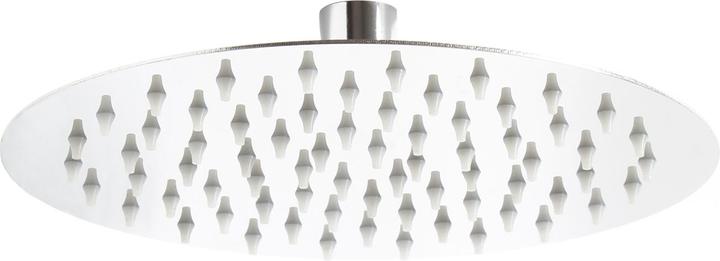 Wiltec Rain Overhead Shower Head Round Stainless Steel Ultra Thin 25cm