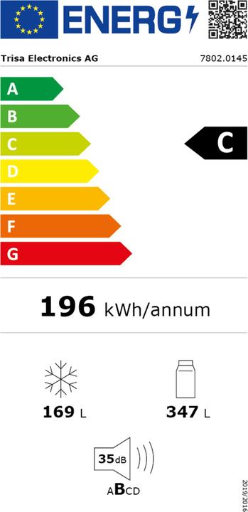 Etichetta energetica Trisa Centro alimentare (516 l)