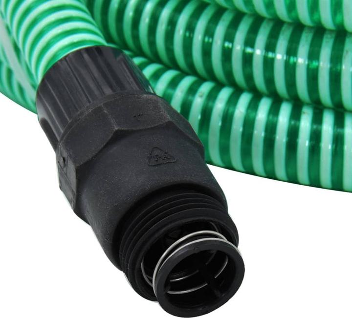 Actual product image VidaXL Saugschlauch mit PVC-Anschlüssen Transparent 1" 10 m PVC Schlauch (10 m, 26 mm)