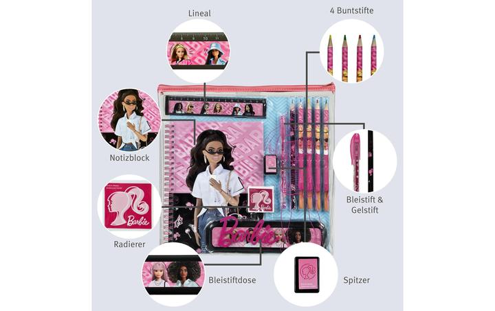 Image du produit Undercover Set d'écriture Barbie 9 pièces
