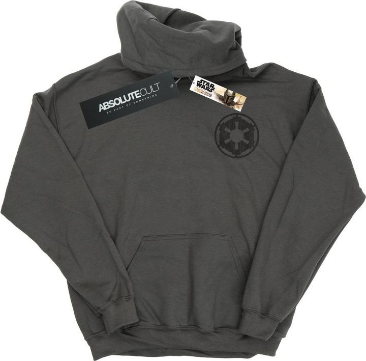 Produktbild Star Wars The Mandalorian Galactic Empire Insignia Breast Print Kapuzenpullover (XL)