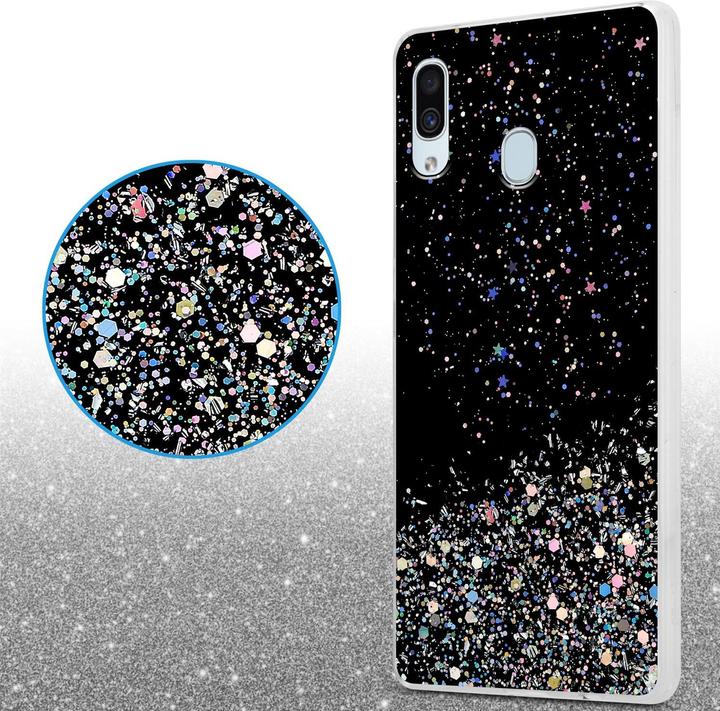 Image du produit Cadorabo Couverture TPU paillettes scintillantes (Samsung Galaxy A40)