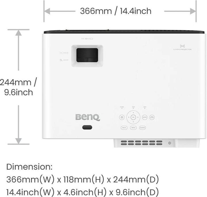 Produktbild BenQ X500i (4K, 2200 lm, 0.69 - 0.83:1)