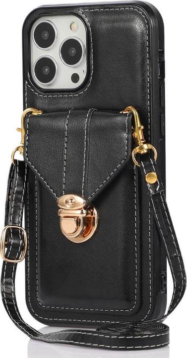 Image du produit Cover-Discount iPhone 14 Pro - étui de protection avec pochette noir (Apple iPhone 14 Pro)