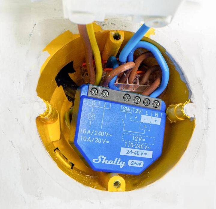 Actual product image Shelly 1 Gen4 (Switch actuator)