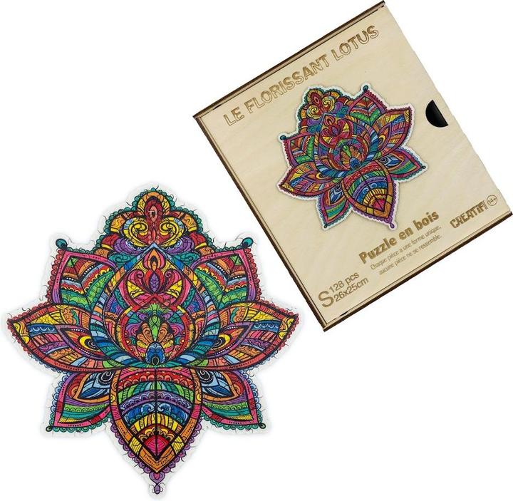 Produktbild Creatif'Puzzle Puzzle en Bois "Creatif Puzzle" - Taille Petite (128 Teile)