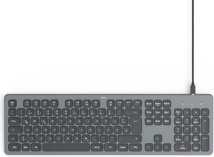 Image du produit Hama CK-400 Clavier filaire noir (DE, Filaire)