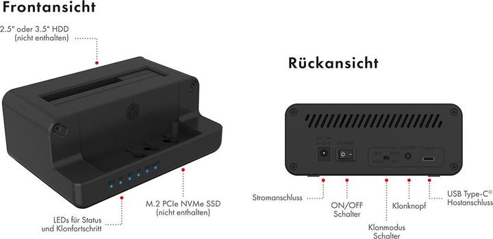 Actual product image Icy Box IB-2914MSCL-C31 (M.2, M.2 2230)