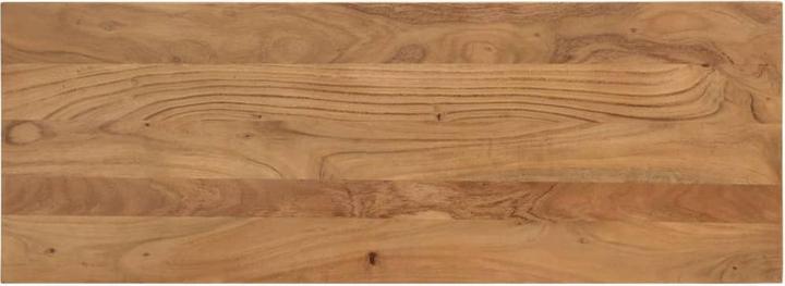 Immagine prodotto VidaXL Panca da sala da pranzo panca da cucina panca in legno massiccio di acacia acciaio (110 cm)