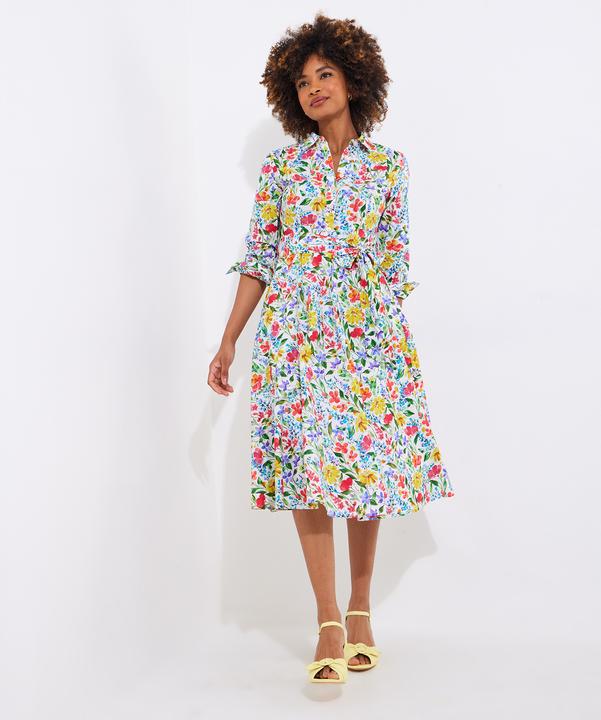 Actual product image Joe Browns Vibrant Floral Button Shirt Dress (40)