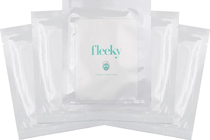 Actual product image Fleeky Collagen Sheet Mask with 540 Needle Dermaroller