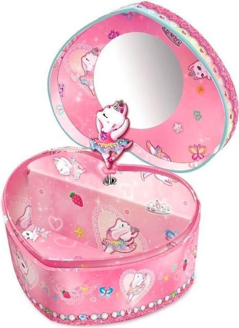 Produktbild Pulio Pecoware Heart-shaped Music Box - Ballerina Cat