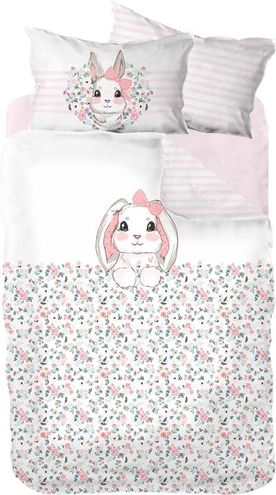 Cotton Box Biancheria da letto per neonati Coniglietto (100 x 135 cm, 40 x 60 cm, 35 x 45 cm)