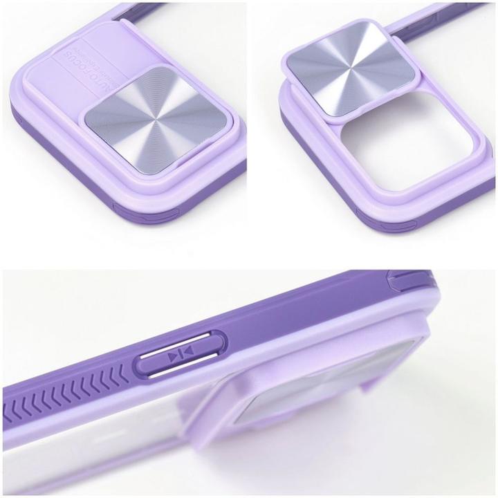 Actual product image OEM Back panel cover SLIDER case for IPHONE 13 Pro Max purple (iPhone 13 Pro Max)