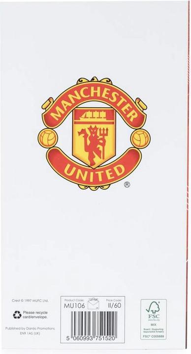 Actual product image Manchester United FC Super Son Birthday Card (1 pcs.)