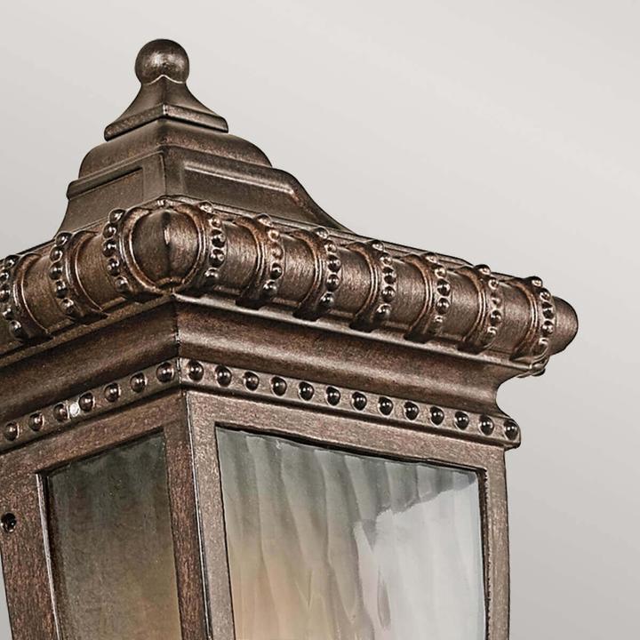 Actual product image Elstead Lighting Venetian Rain outdoor wall light E14 Brushed bronze IP44 (E14)