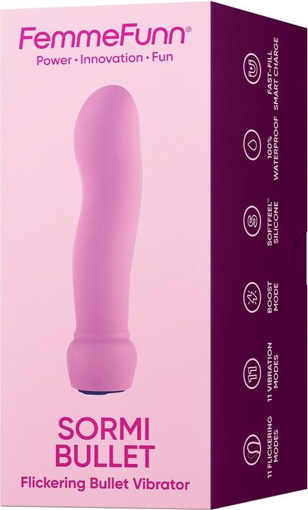 Actual product image Femme Funn Sormi Bullet Powerful Mini Vibrator for Women - Ultimate Pleasure with 11 Vibration & Fli