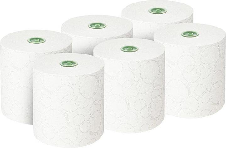 Produktbild Kimberly-Clark Kleenex Papierhandtuchrollen 1-lagig weiss (6 x)