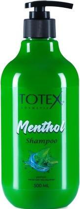 Totex Premium Menthol Haarshampoo Unisex Haarpflege für frische Kopfhaut (500 ml, Flüssiges Shampoo)