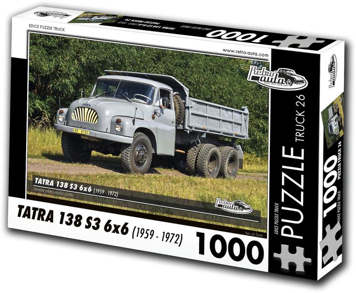 Produktbild Retro-auta Puzzle TRUCK No.26 Tatra 138 S3 6x6 (1959-1972) 1000 Teile (1000 Teile)