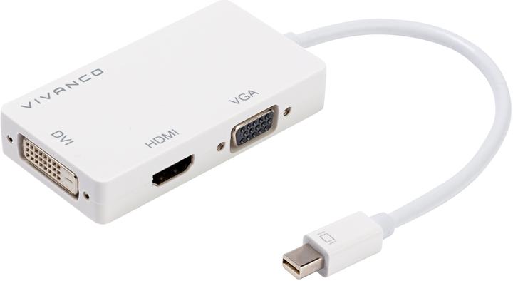 Immagine prodotto Vivanco Adattatore Mini DisplayPort - HDMI, DVI, VGA (Mini DP, 10 cm)